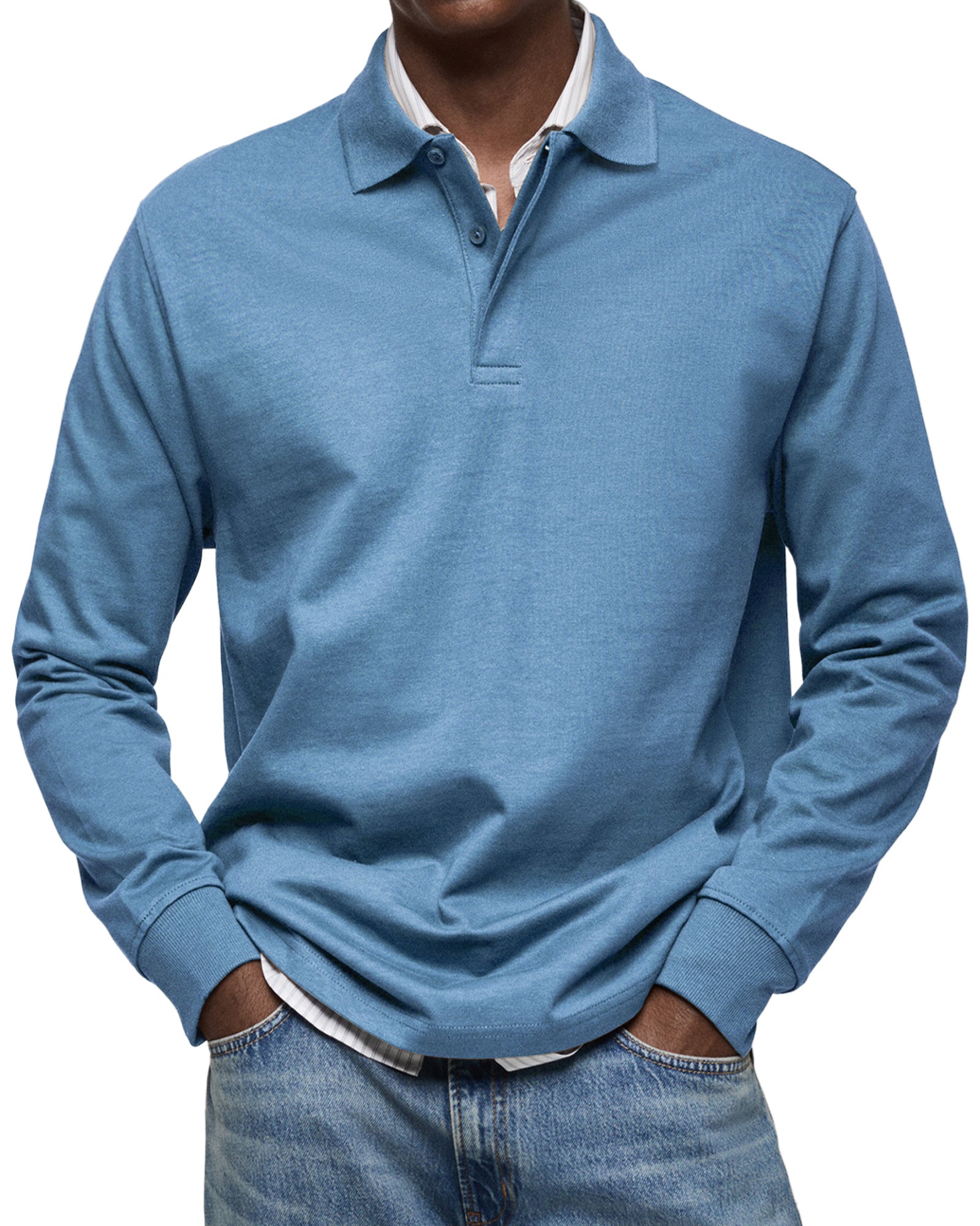 BELLORE | POLO DI LUSSO A MANICHE LUNGHE
