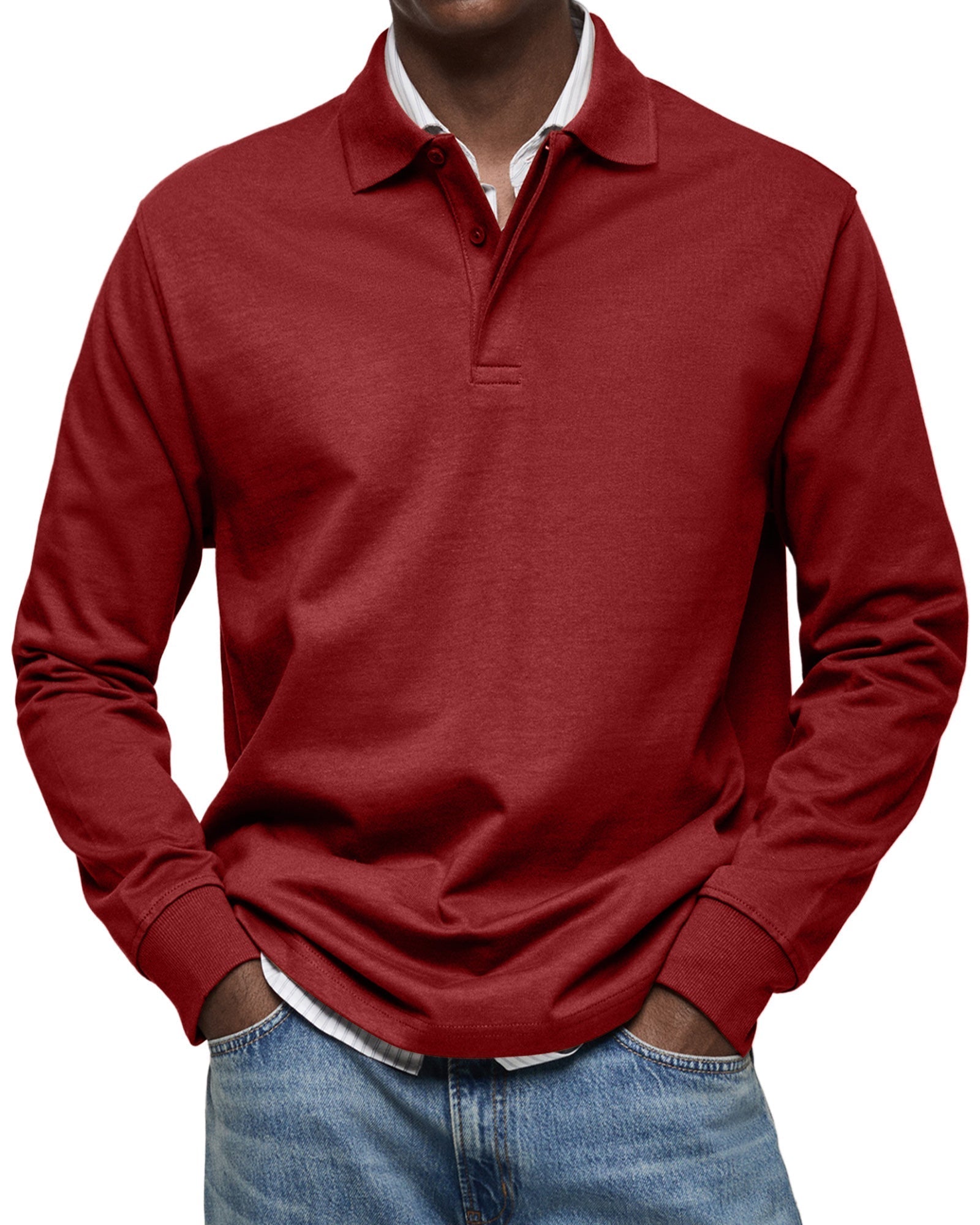 BELLORE | POLO DI LUSSO A MANICHE LUNGHE