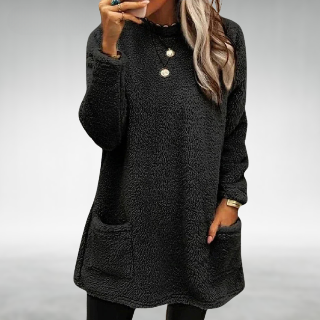 Ricci – Maglia in pile con tasche