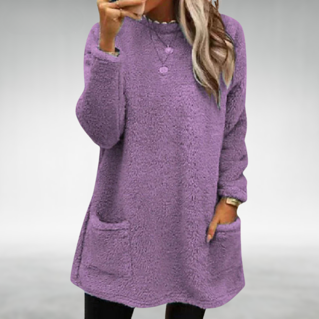 Ricci – Maglia in pile con tasche