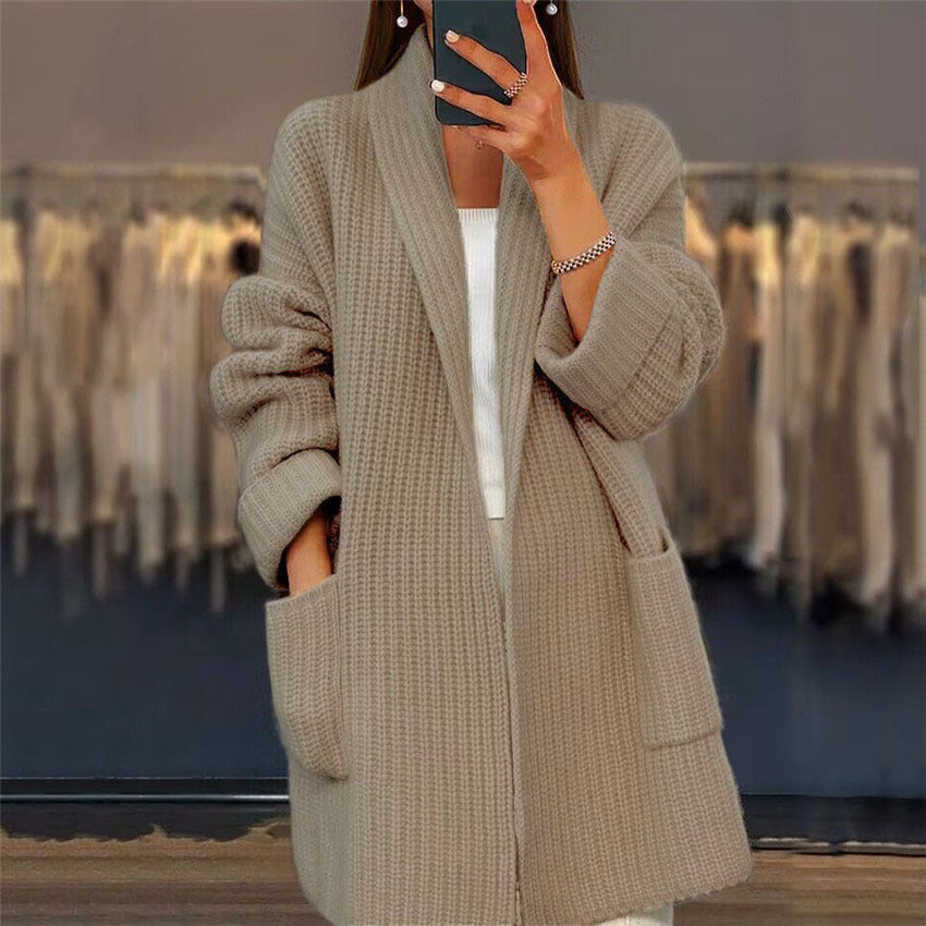 MILA | Cardigan in morbido tessuto premium