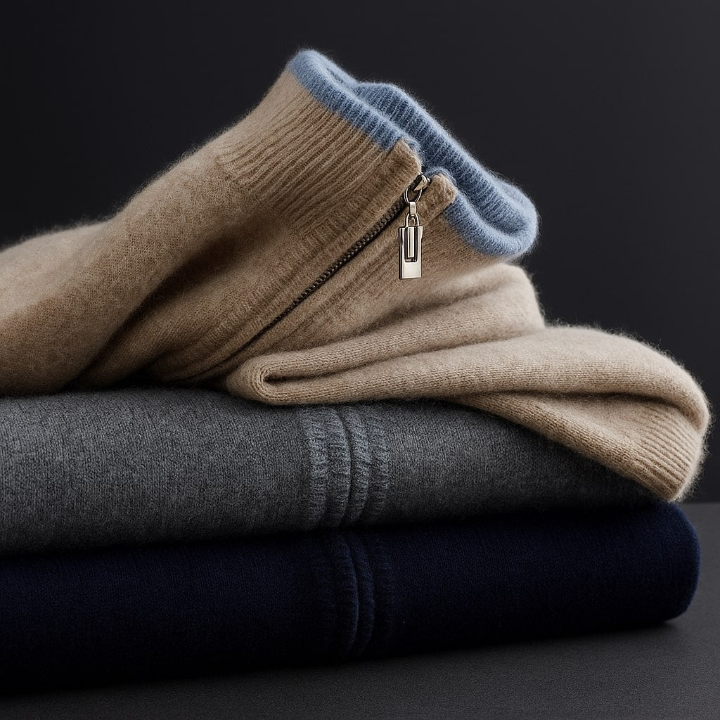 RICCI ROMA | GIACCA IN MAGLIA CON ZIP