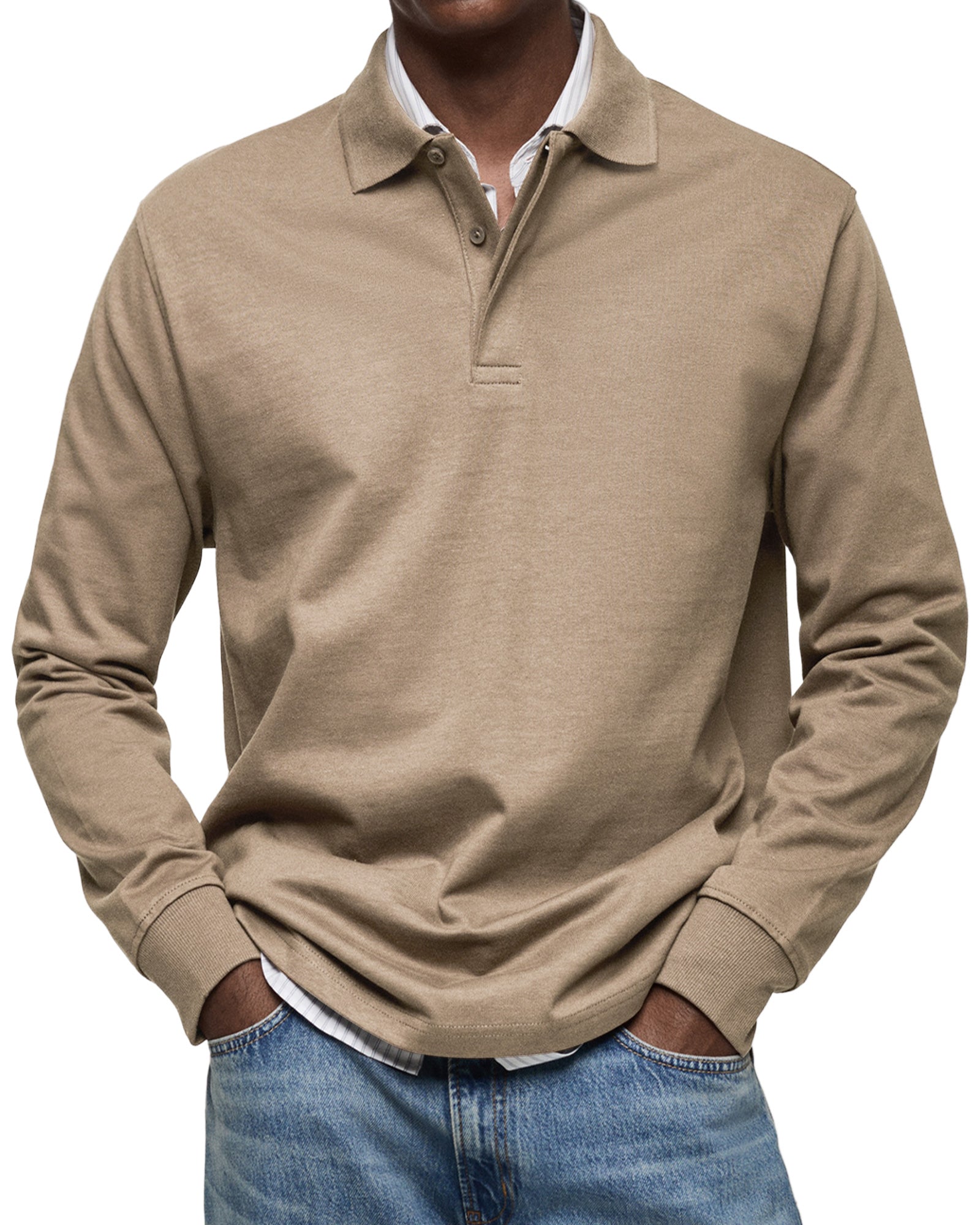 BELLORE | POLO DI LUSSO A MANICHE LUNGHE