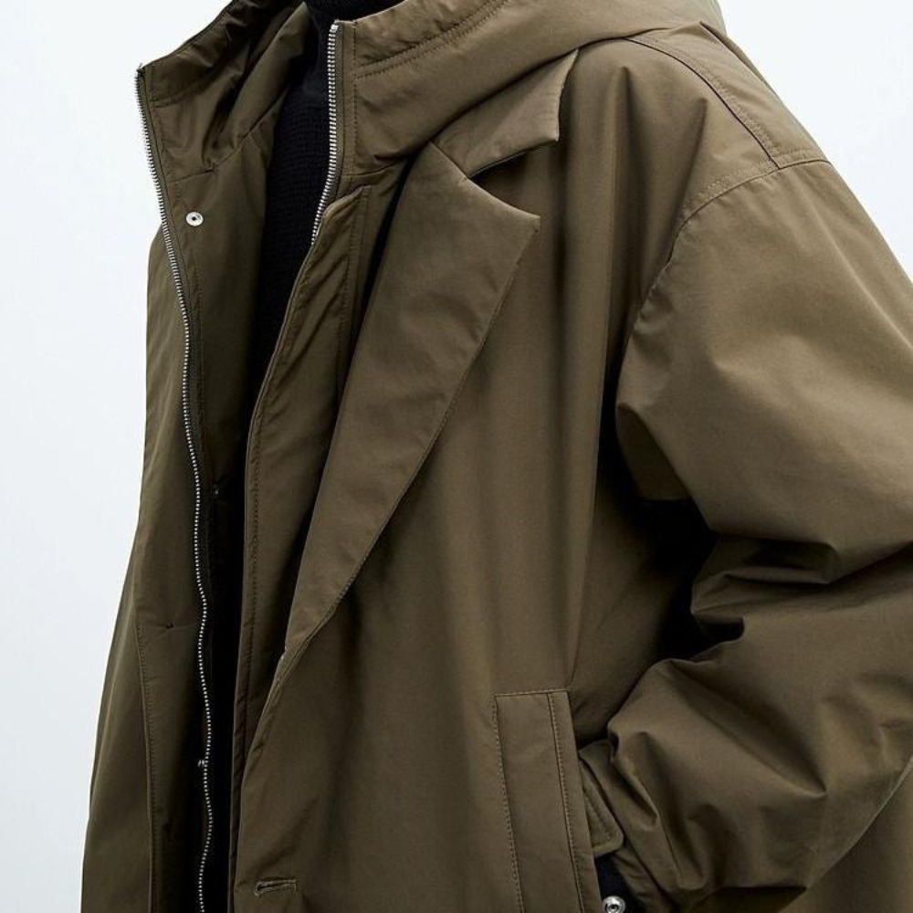 Ricci™ | Giacca con cappuccio impermeabile e antivento