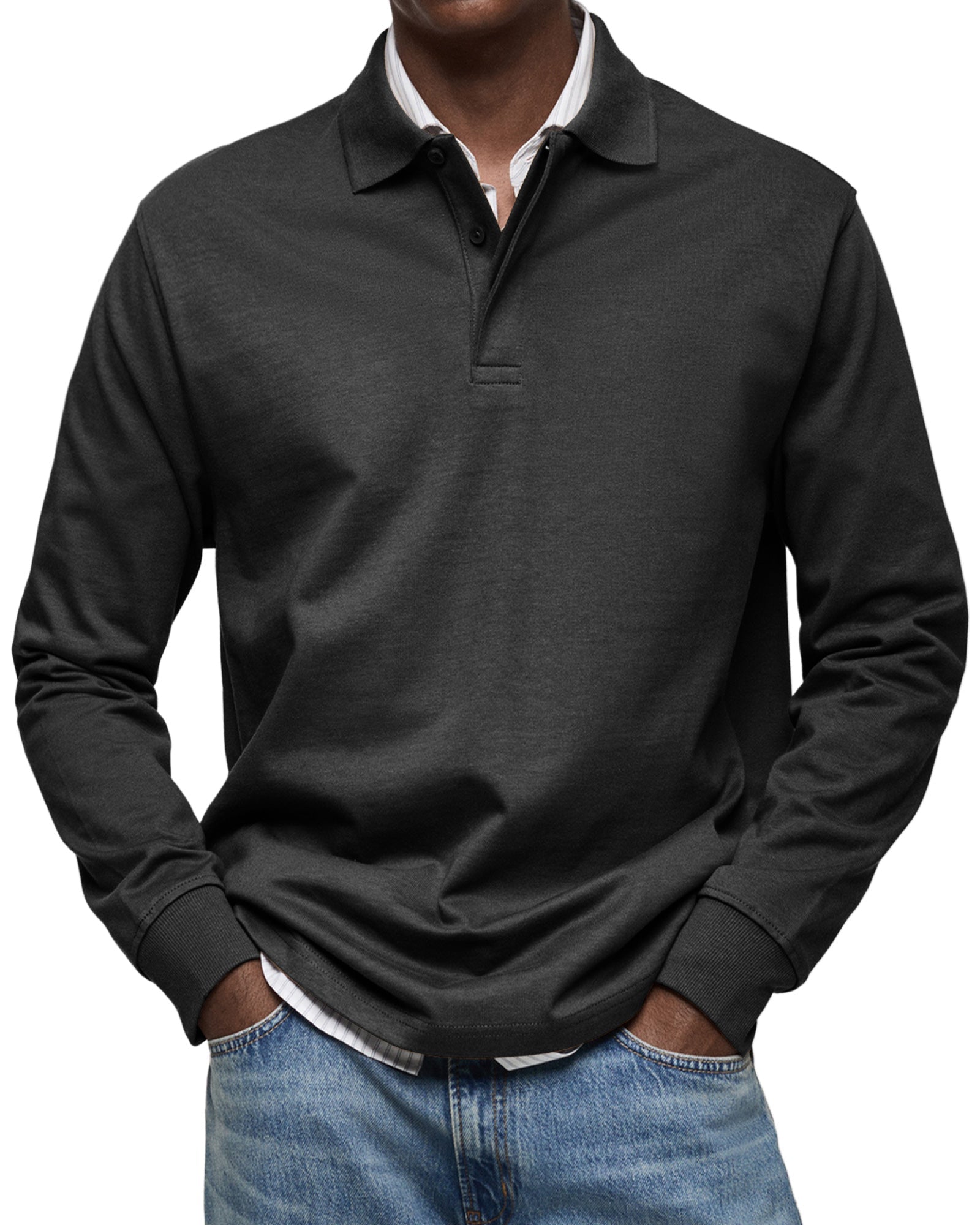 BELLORE | POLO DI LUSSO A MANICHE LUNGHE