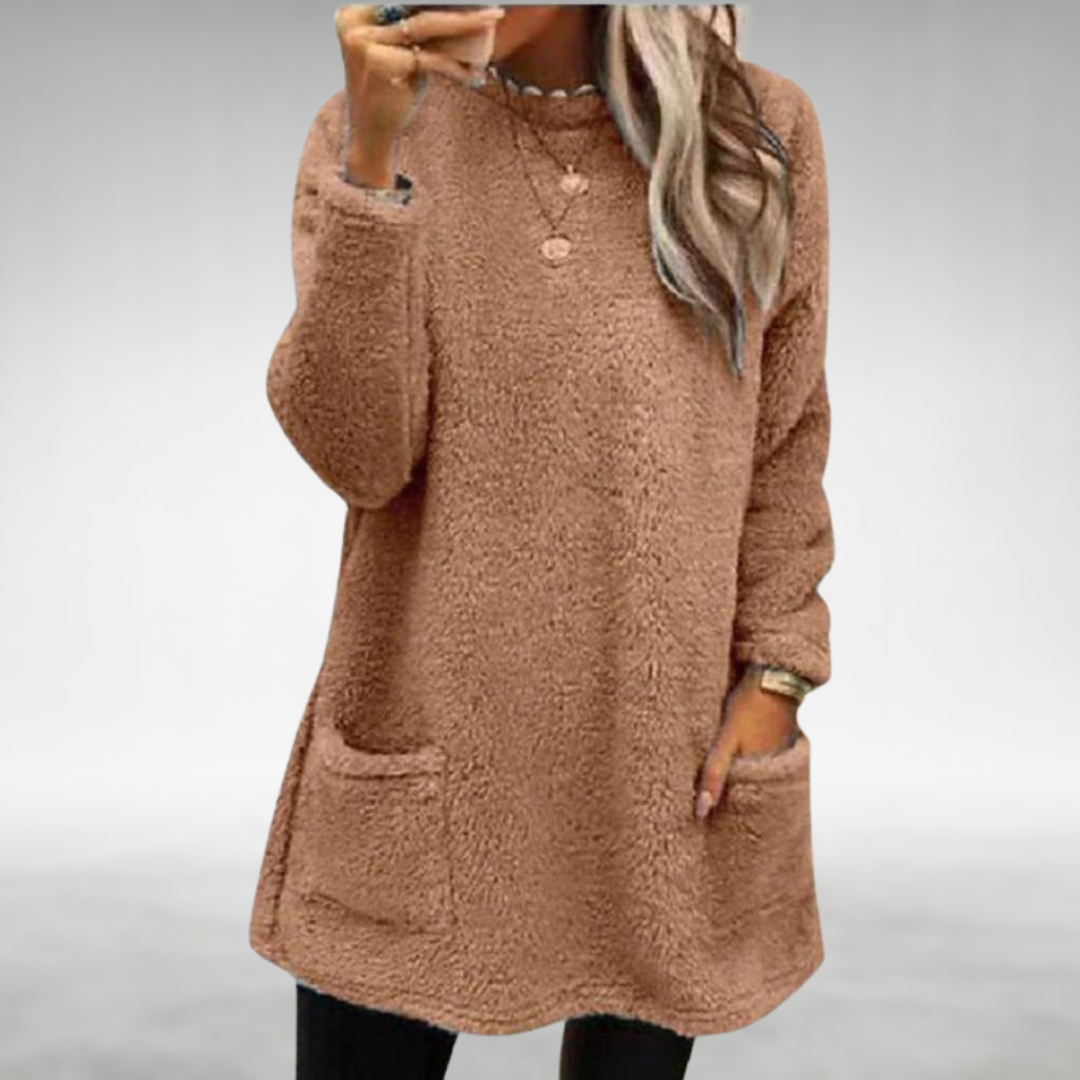 Ricci – Maglia in pile con tasche