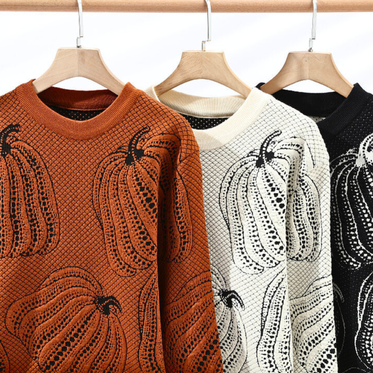 Ricci - Maglione lavorato a maglia in tono zucca