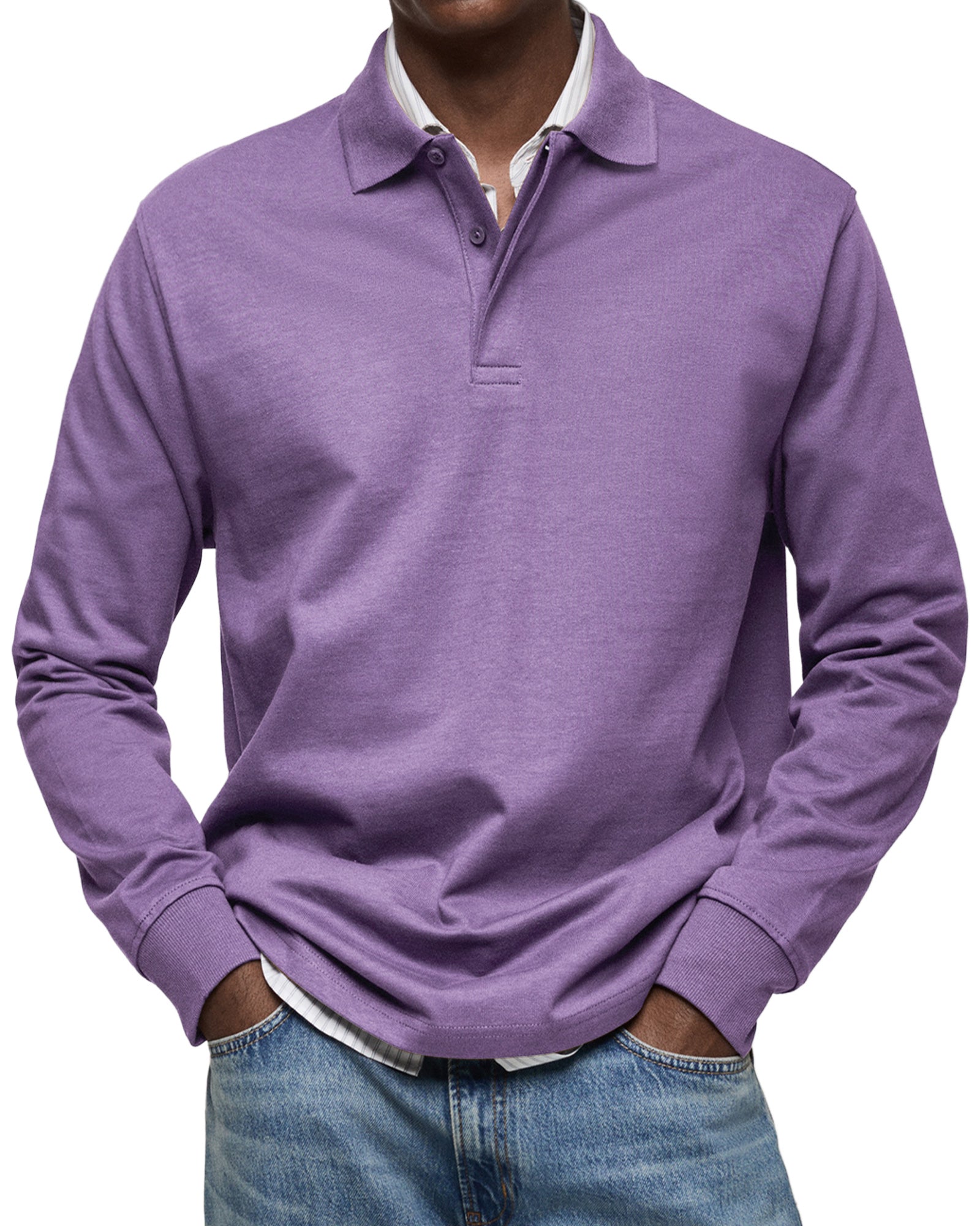 BELLORE | POLO DI LUSSO A MANICHE LUNGHE