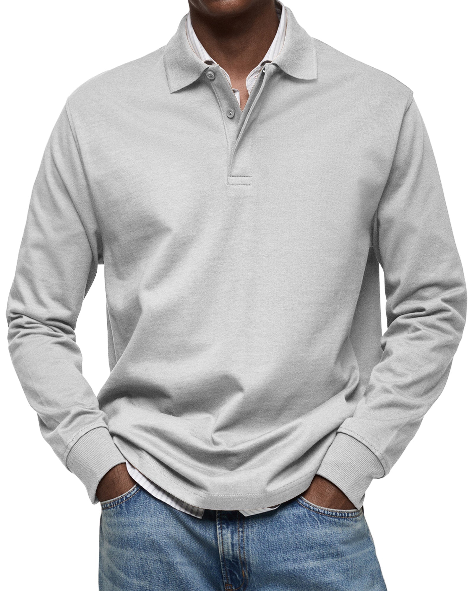BELLORE | POLO DI LUSSO A MANICHE LUNGHE