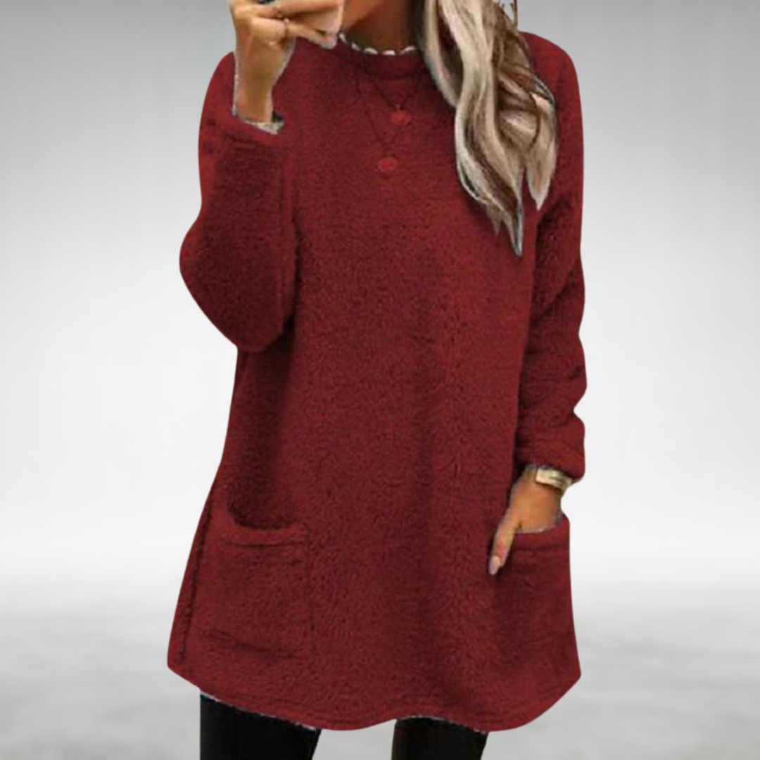 Ricci – Maglia in pile con tasche