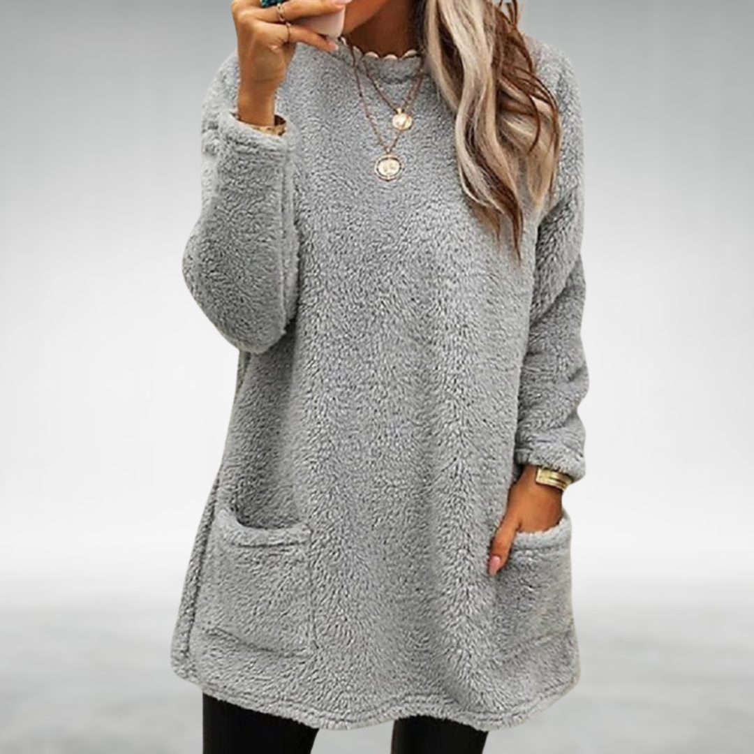 Ricci – Maglia in pile con tasche