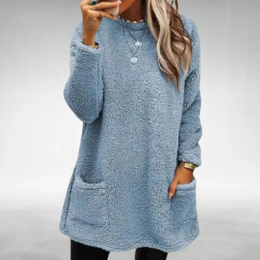 Ricci – Maglia in pile con tasche