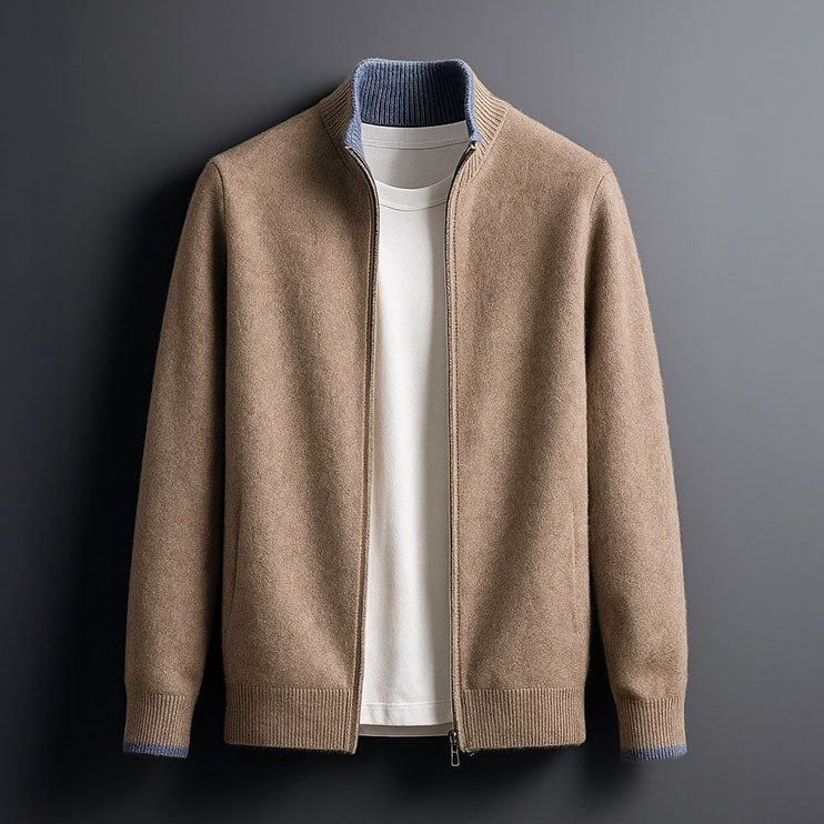 RICCI ROMA | GIACCA IN MAGLIA CON ZIP
