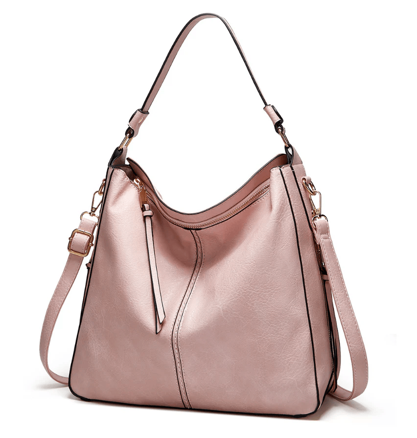 Vintage Leather Bag ’Verona’™ | Borsa elegante con grande capienza