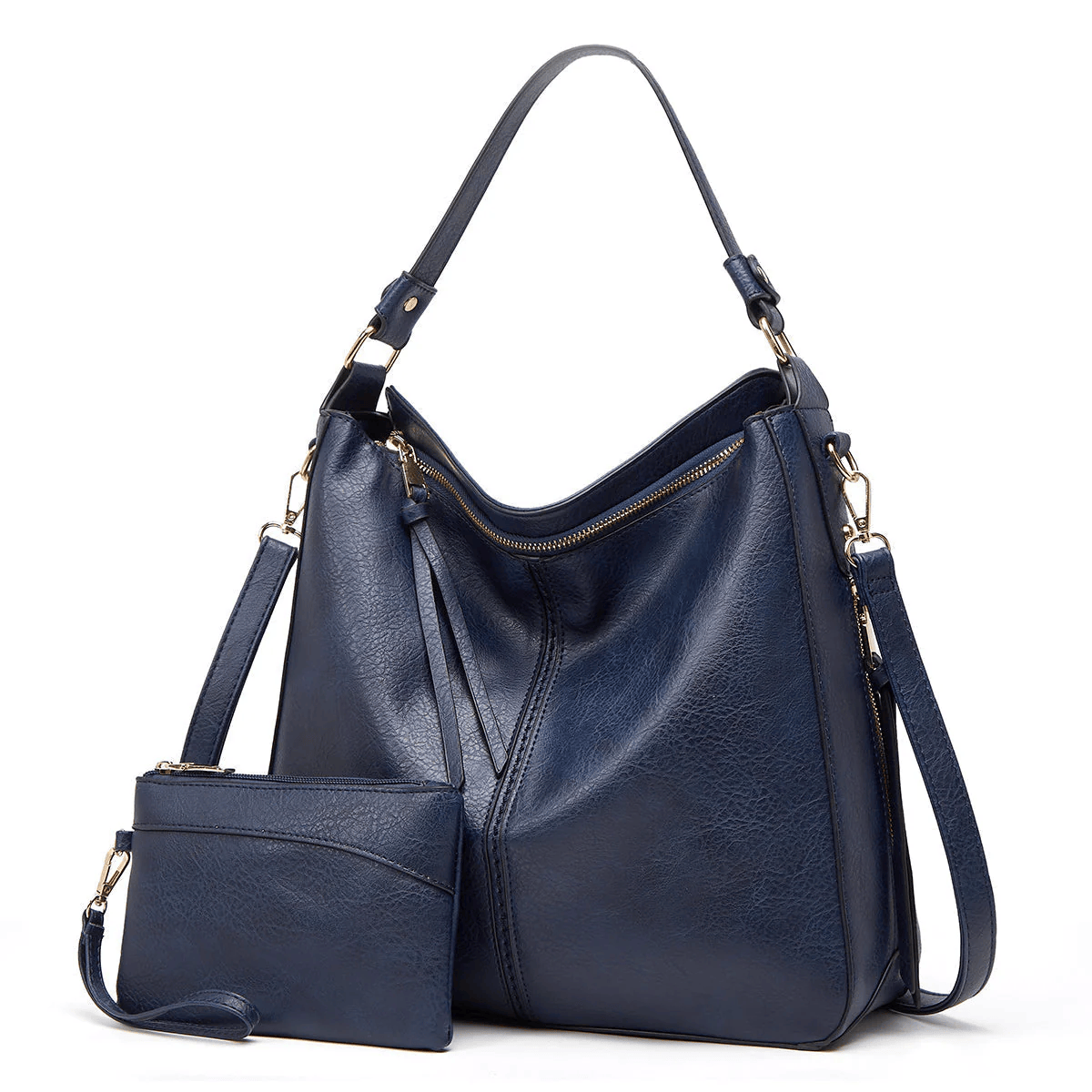 Vintage Leather Bag ’Verona’™ | Borsa elegante con grande capienza