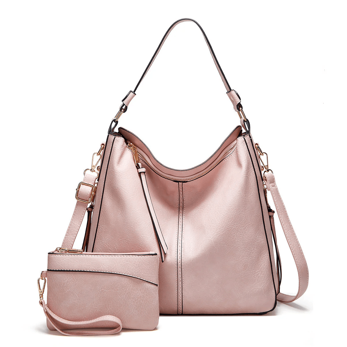 Vintage Leather Bag ’Verona’™ | Borsa elegante con grande capienza
