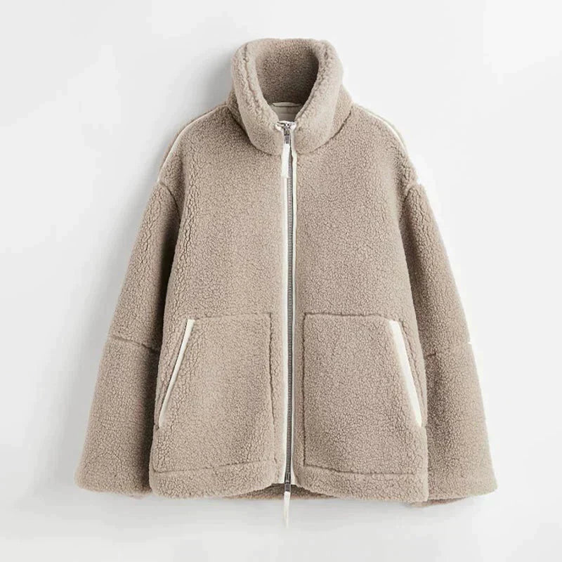 Liora – Giacca oversize Teddy