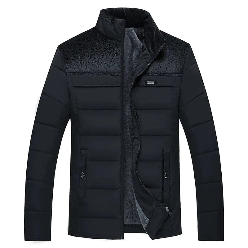 Giacca invernale classica con calda fodera in pile – Elegante e confortevole