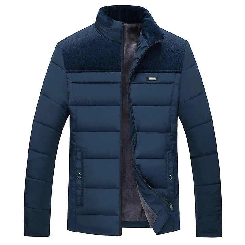Giacca invernale classica con calda fodera in pile – Elegante e confortevole