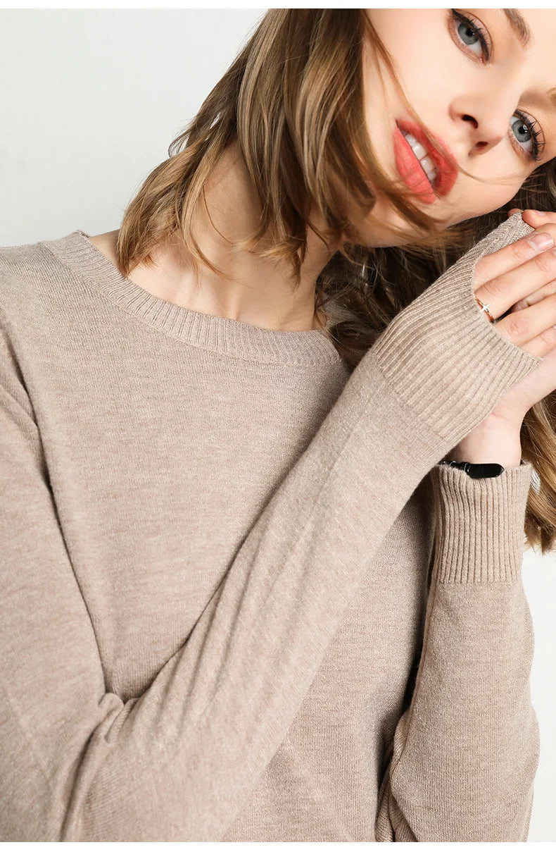 Ricci™ | Pull comfort in lana essenziale