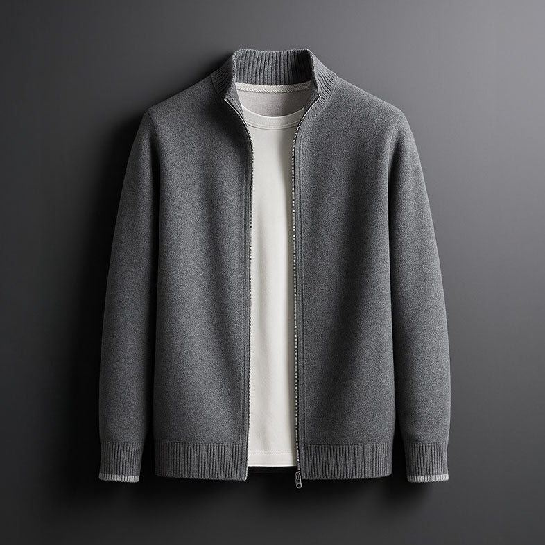 RICCI ROMA | GIACCA IN MAGLIA CON ZIP