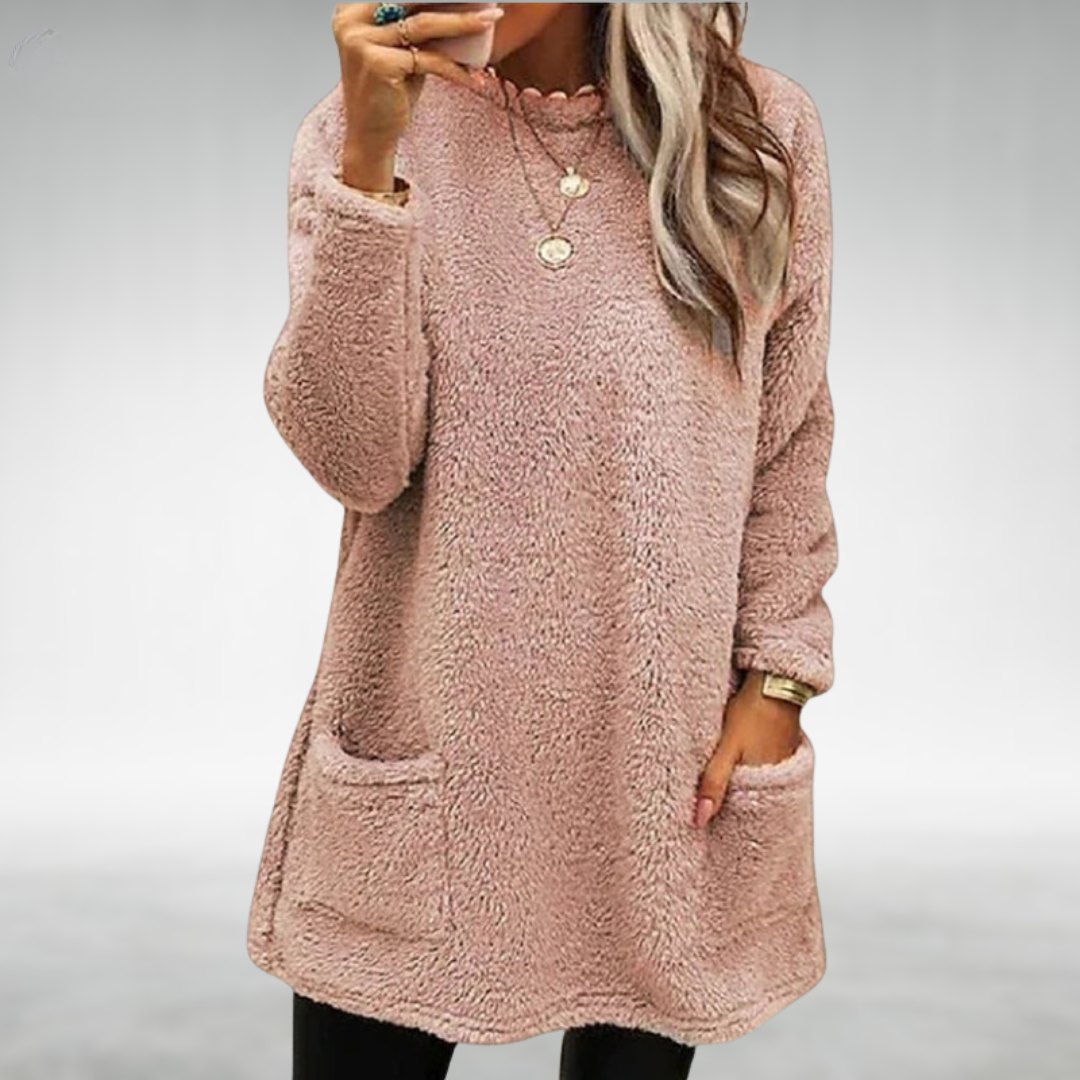 Ricci – Maglia in pile con tasche